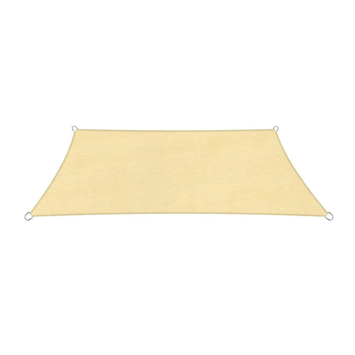 Outdoor Breathable Shade Sail Canopy Triangle Square Patio Garden Sun Shade - 2*4m(Rectangular)